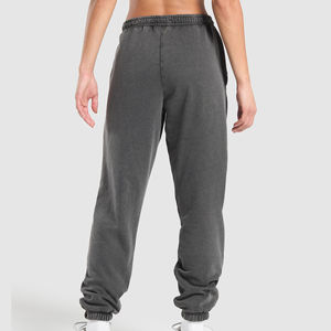 Pantalones de chándal con logotipo personalizado para mujer Joggers holgados con bolsillos laterales - Product Image 3