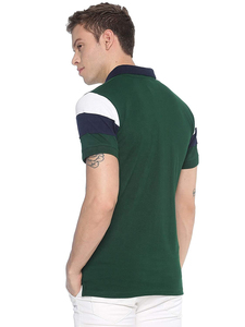 100% algodón en blanco hombres Golf camisetas logotipo bordado liso manga corta polos muy barato Premio fábrica al por mayor - Product Image 4