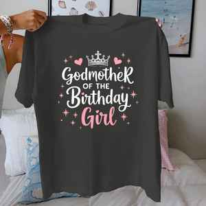 Custom Made Women Birthday <b>T</b> <b>Shirt</b> <b>Stitched</b> Personalized Casual Wear Anti Wrinkle Breathable Comfortable Women Birthday <b>T</b> <b>Shirt</b> - Product Image 6