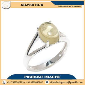 แหวนอเมทิสต์รูปไข่สีเขียวธรรมชาติทำด้วยมือเครื่องประดับชั้นดีขายส่งจำนวนมากใน925แหวนเงินสเตอร์ลิง - Product Image 4