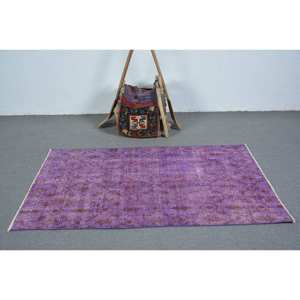 พรมหลัง3.2x6ft สไตล์ตุรกีวินเทจผ้าวูลสี่เหลี่ยมผืนผ้างานปะต่อด้วยมือสำหรับห้องนั่งเล่นห้องนอนวัยรุ่น - Product Image 3