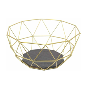 Serveware Metal Iron Round Servir frutero Diseño moderno artículos de cocina Diseño hecho a mano al costo más bajo - Product Image 2