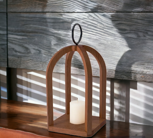 Produits faits à la main en bambou naturel lanterne rotin tissage bougeoirs en bois avec poignée pour la décoration intérieure - Product Image 5