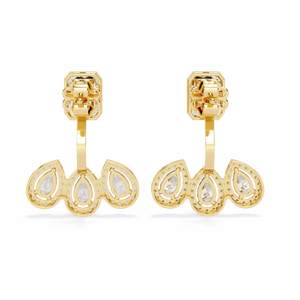 Pendientes Brillantes de Oro de 18K con Diamante Cultivado en Laboratorio, Pendientes de Diamantes Premium - Product Image 1