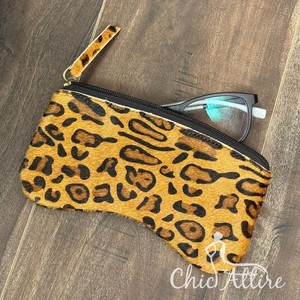 Dernier styliste 2025 housse en cuir de vachette imprimé léopard boîte de lunettes de soleil Cowgirl haute qualité vente en gros étuis en verre et à lunettes - Product Image 1