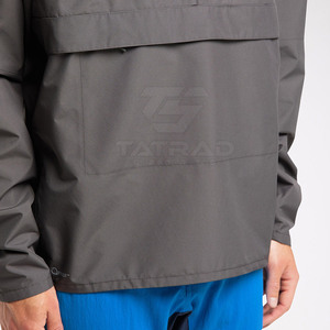 Vestes coupe-vent en toile à capuche à faible MOQ - Couleurs et tailles personnalisées de haute qualité à prix avantageux - Product Image 2