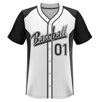 Haute Qualité OEM Baseball Jersey Respirant Jeunes Enfants T-shirts avec Logo De Sublimation Brodé Personnalisé Uniformes En Gros