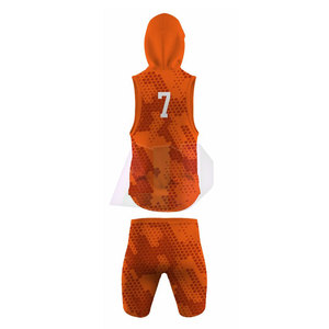 Ensemble de Tenue de Compression 7v7 Durable, Confortable et de Haute Qualité, Incluant un Maillot et un Short, Fabriqué en Tissu Polyester de Haute Qualité, Séchage Rapide - Product Image 3