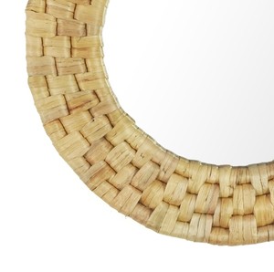 Vietrustic nueva llegada Art Deco diseño agua Jacinto paja espejo Hogar y dormitorio Decoración - Product Image 2