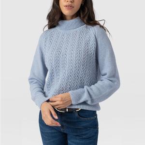 Nouvelle collection 2026 – Pulls décontractés pour femme, haut à manches longues, coupe ajustée, couleur unie, idéal pour le bureau - Product Image 4