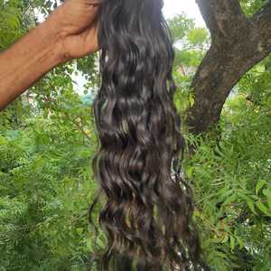 Extensiones de cabello Remy indio de alto grado, hebras saludables con brillo Natural, cabello de trama de un solo donante para Estilismo de salón - Product Image 1