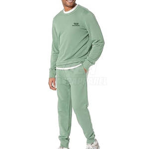 Conjunto Deportivo Informal de Dos Piezas de Algodón para Hombre, Atuendo Cómodo para Gimnasio, Entrenamiento Físico y Uso Diario - Product Image 2