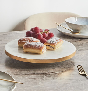 Soporte de mármol para cupcakes, forma redonda, Base de latón, herramientas para pasteles, excelente soporte de mármol para pasteles, precio al por mayor - Product Image 3