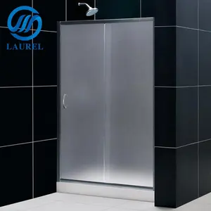 Gizlilik buzlu cam banyo bölümü 10mm fiyat temperli cam duş kapıları