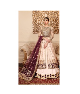 Brodé Séquence Travail Collection Fête De Mariage Porter Robe Nouvelle Longue Pakistanaise Shalwar Kameez Chemise Indienne Robe Femmes - Product Image 4