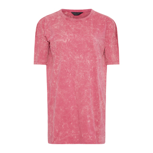 เสื้อยืดพิมพ์ลายกรดผ้าฝ้ายคุณภาพสูงของผู้หญิงขนาดใหญ่พิเศษ XS คอโอสีขาวแขนสั้นเป็นมิตรกับสิ่งแวดล้อมดีไซน์ลำลอง - Product Image 1