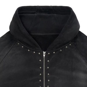 Custom Logo Rhinestone <b>Hoodie</b> Print Heavy Weight <b>Thick</b> Hoodies Polyester Cotton Blank top best <b>Men</b> Rhinestone <b>Hoodie</b> - Product Image 4