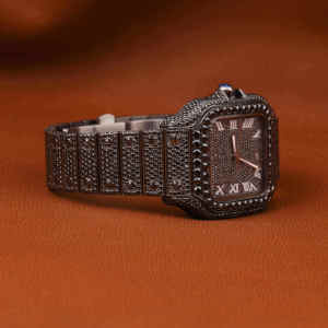 Elegante Reloj de Pulsera de Acero Inoxidable con Correa de Cuero para Hombre, Movimiento Mecánico Analógico, Cristal, Joyería de Moda - Product Image 1