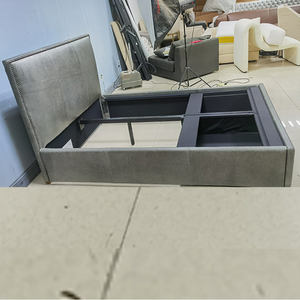 ハイポイント出展者シェーン家具ロッカー付き高品質アメリカンスタイルチェスターフィールドモダンダブルフレームラージ収納ベッド - Product Image 2