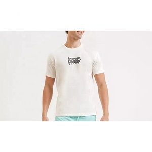 Meilleure qualité pas cher conception personnalisée à l'extérieur normal coton portant imprimé petit logo basique sonnerie t-shirt pour hommes - Product Image 5