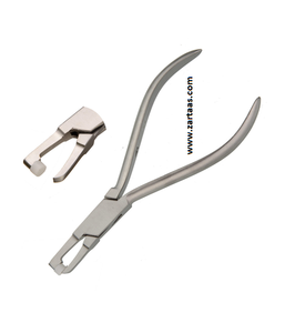 Pince dentaire non stérile en acier inoxydable de haute qualité enlèvement manuel Aderer Band avec support en plastique de 135mm - Product Image 2