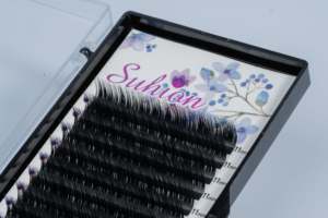 Vietnam cils individuels 16 rangées plateaux en gros noir Volume soie Extensions de cils fibre coréenne étiquettes privées fournitures - Product Image 5