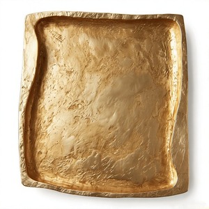 Plateau en aluminium CelestialEdge avec accents sculptés de forme circulaire Dull Shine et base de qualité supérieure pour une présentation de luxe - Product Image 2