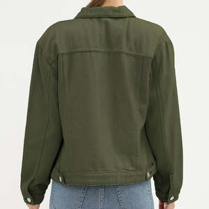 Nouveau designer veste en jean pour femmes vêtements d'extérieur élégants et respirants à manches longues à la mode modernes fabriqués avec un matériau en denim doux et durable - Product Image 5