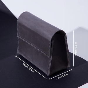 Bolsa de Viaje Organizadora de Cables de Cuero Compacta de Lujo, Impermeable y Resistente a Golpes para Uso Diario, para Cargadores USB, Auriculares y Cables, Proveedor OEM - Product Image 4