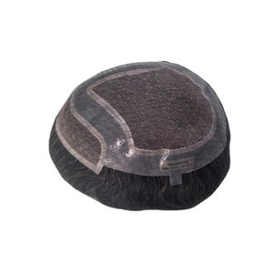 Peluca de Cabello Humano Virgen Remy Indio, Tupé con Ondas Naturales, Trama Única para Prótesis Capilares de Encaje - Product Image 2