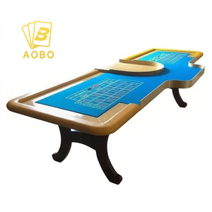 Mesa de Ruleta de Diseño Especial Moderno para Casino, Área de <span class=keywords><strong>Apuestas</strong></span> Doble, Mesa de Ruleta de Doble Diseño - Product Image 6