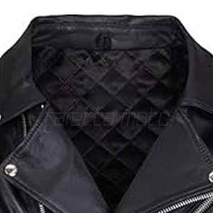 Chaqueta de Motociclista Informal Impermeable de Cuero Genuino al Mejor Precio, Chaqueta de Motociclista para Hombre, Tinte Liso, Venta en Línea - Product Image 4