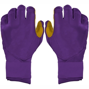 Gants de frappe de baseball en cuir véritable avec logo personnalisé équipement de sport personnalisable en vente - Product Image 4