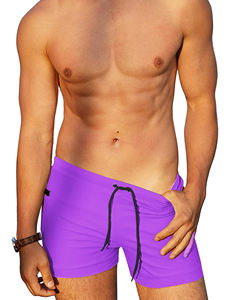 Short de bain à séchage rapide pour hommes, respirant et réversible, avec motif solide, pantalon de sport nouveau style personnalisable OEM - Product Image 2