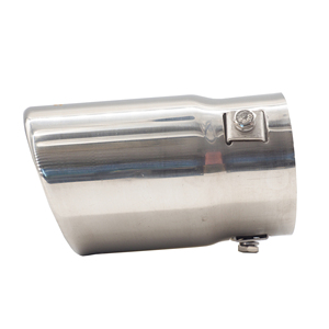 Terminale rotondo da 66 mm inclinato in acciaio inossidabile - Product Image 4