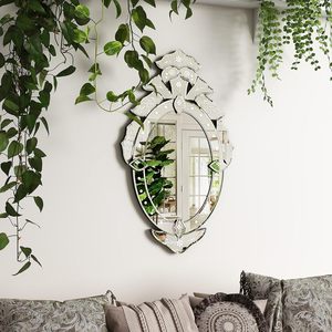 Venetian <b>Mirror</b> for Decor - <b>Silver</b> <b>Mirror</b> for Living Room - Product Image 3