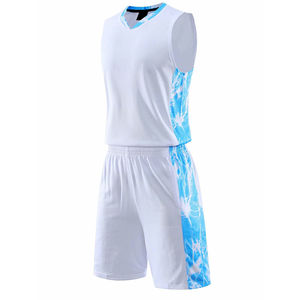 Gran oferta, cómodo, nuevo diseño, camiseta de manga corta de baloncesto con pantalones cortos, uniformes de baloncesto estampados, ropa de baloncesto - Product Image 1