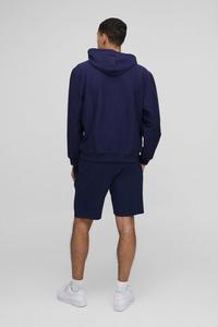 Men's Casual Long Sleeve Pullover Sweatshirts 100% Cotton Full <b>Zip</b> <b>Hooded</b> Fleece with Drawstring for Winter - Product Image 5