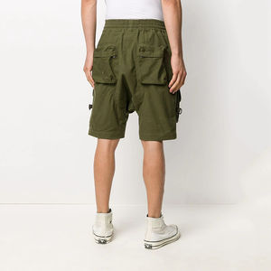 Nouveau design 2025 hommes 100% coton kaki deux côtés Cargo soufflets poches Shorts taille haute Cargo Shorts hommes shorts service oem - Product Image 4