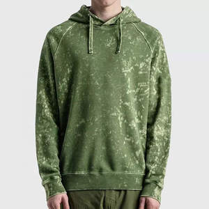 Hoodies d'hiver délavés à l'acide, qualité supérieure, grandes tailles, tendance, décontractés, coupe-vent, respirants, en tissu polaire pour hommes - Meilleures ventes - Product Image 3