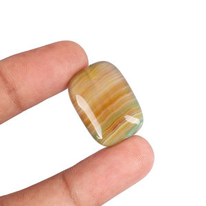 Ágata de Brasil 28cts Piedra preciosa para la fabricación de joyas Piedra preciosa suelta Rectángulo Cojín Piedra para anillo - Product Image 4