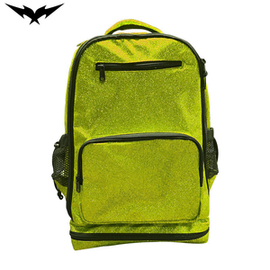 Unisex Large Capacity Custom Kids Cheer Glitter Sparkle <b>Backpack</b> Fashion Waterproof Design Geometric Pattern Polyester Zipper - Product Image 1
