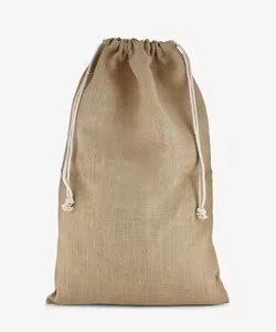 Sac en toile de jute de très grande taille avec nœud de corde pour l'épicerie sacs de recyclage réutilisables de première qualité écologique Inde - Product Image 4