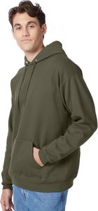 Sweat à capuche unisexe classique en polaire 100% polyester surdimensionné - Pull d'hiver durable personnalisable numériquement pour les activités de plein air par temps froid - Product Image 4