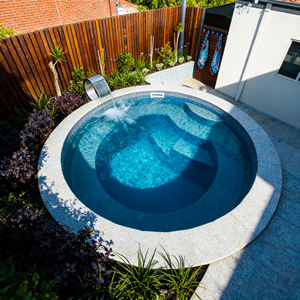 Mini piscina cuadrada integrada para patio trasero, piscina de inmersión para jardín, piscina elevada, piscina spa - Product Image 6