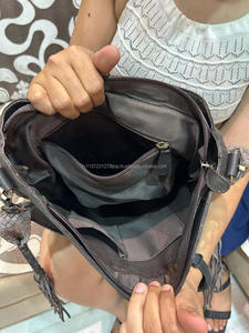 Nouveau sac à main de couverture selle élégant occidental véritable fabriqué à la main aztèque Multi couleur cuir repoussé sangle perlée gland sacs à bandoulière - Product Image 6