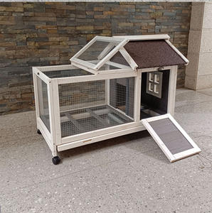 Küçük hayvanlar için Premium ahşap Pet House-tavşanlar ve tavuklar için ayarlanabilir Perches ile hava koşullarına dayanıklı tavuk kümesi - Product Image 4