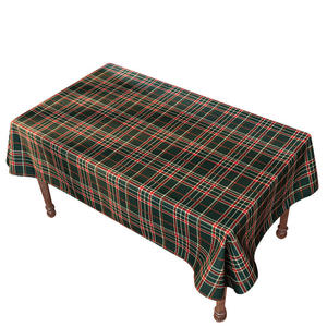 Mantel Rectangular de Lino Blanco, Cubierta Larga de Algodón Personalizada para Mesas Modernas, Mantel Ajustado de Licra Tejido de PVC - Product Image 3