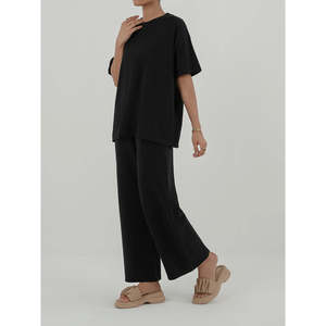 AYAKO ชุดกางเกงขาสั้น 2 ชิ้นแบบพื้นฐาน XS/XS ชุดเข้าชุดอินเทรนด์ - Product Image 2