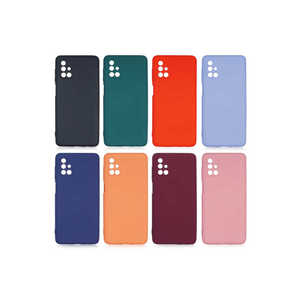 Étui de protection en silicone liquide premium Netzy A22 pour Samsung Galaxy M51, anti-traces de doigts, antichoc, toucher doux, coque arrière - Product Image 3